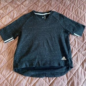 Adidas Short Sleeve Sweatshirt